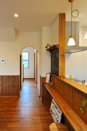 キッチン前カウンター