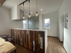 オリジナルビンテージ風腰壁